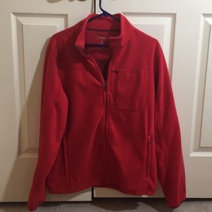 Red LL Bean Fleece